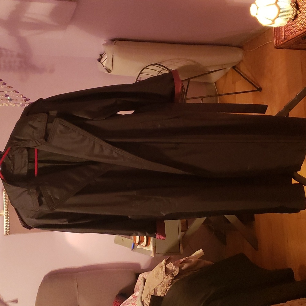 Black trench coat